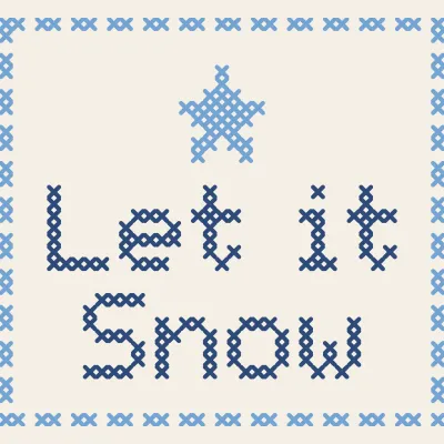 Let it Snow: simulated stitched preview
